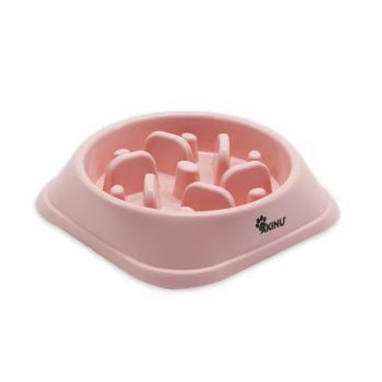 Akinu Miska pro psy růžová protihltací