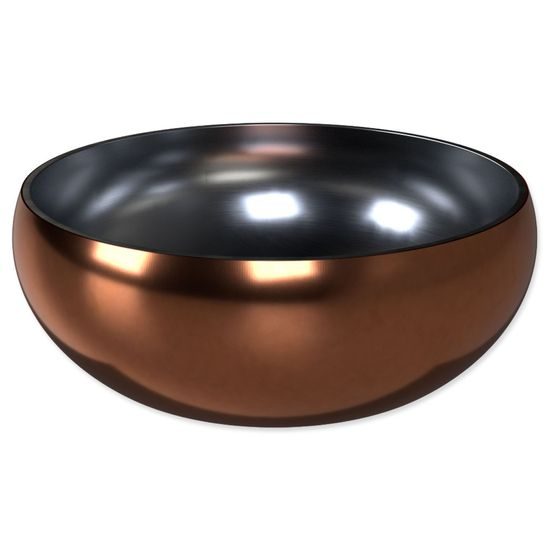 Dog Fantasy Miska s dvojitou stěnou rosegold 16cm, 800ml