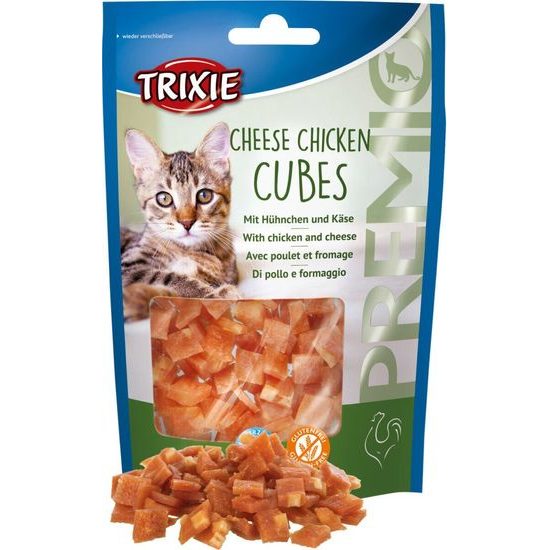 Trixie Premio CHEESE CHICKEN CUBES kuřecí kostičky se sýrem 50 g
