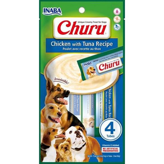 Inaba Churu dog snack kuře 4x14g