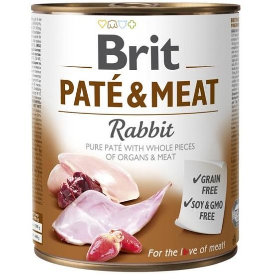 Brit Paté & Meat konzerva Rabbit 800 g