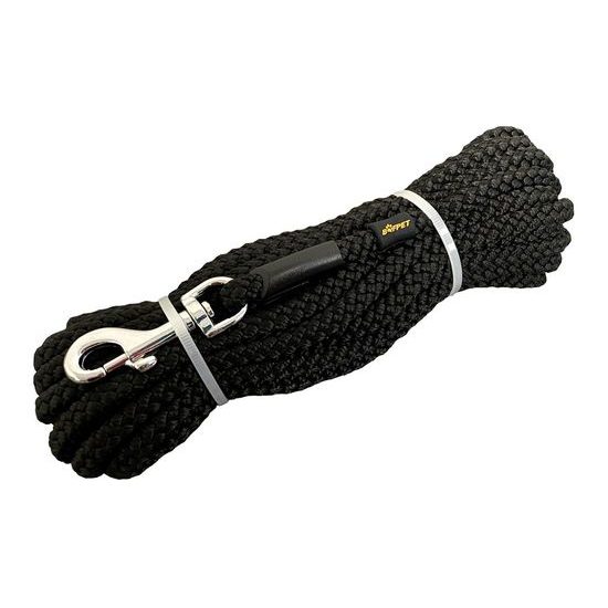 Bafpet Lanové stopovací vodítko černá