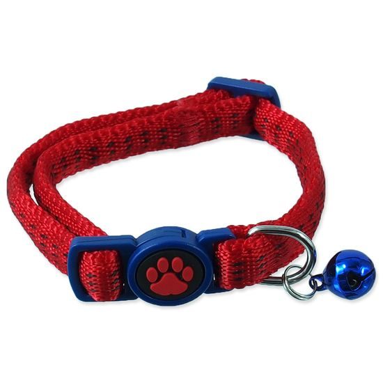 Magic Cat Obojek Nylon XS červený 1x19-31cm