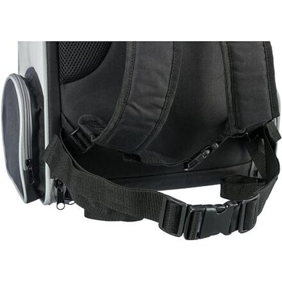 Trixie Transportní batoh CHLOE 39x43x27cm max 8kg světlešedá/černá