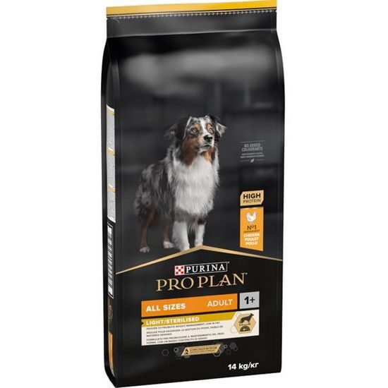 Pro Plan Dog Adult ALL SIZES Light/Sterilised kuře 14 kg