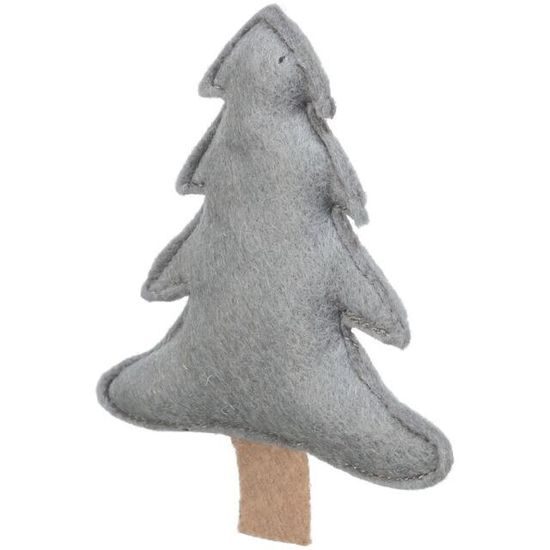 Trixie Vánoční stromek s catnipem 10.5 cm filc šedá