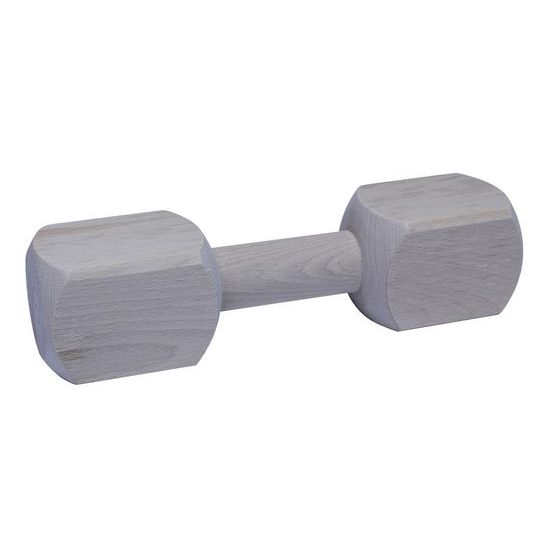 BAFPET Aportovací činka dřevěná přírodní