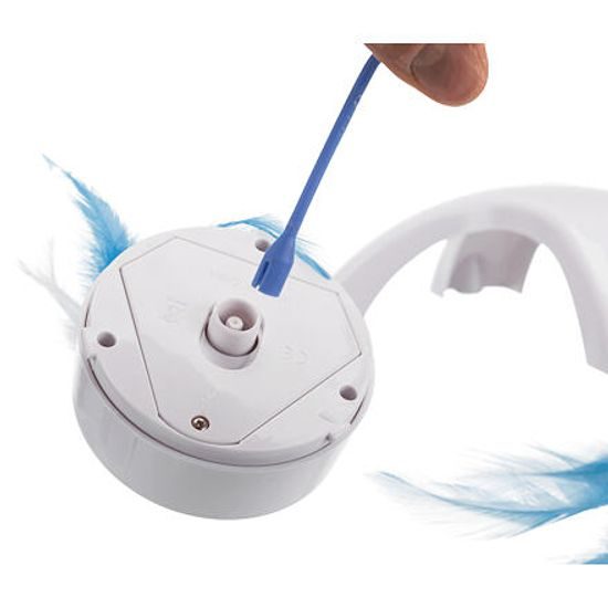 Trixie Feather Twister plastová hračka s pohyblivými peříčky 23x15x18cm