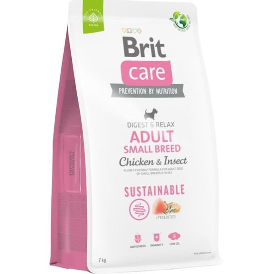 Brit Care Dog Sustainable Adult Small Breed Chicken+Insect 7 kg