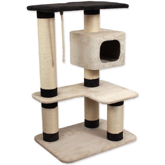 Magic Cat Odpočívadlo Valerie béžovo-hnědé 80x60x121cm