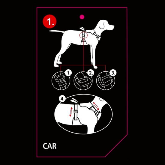 Rukka Car Harness bezpečnostní postroj do auta