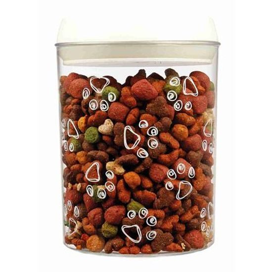 Trixie Plastový zásobník na krmivo a pamlsky 1,5l/ø12x17,5cm