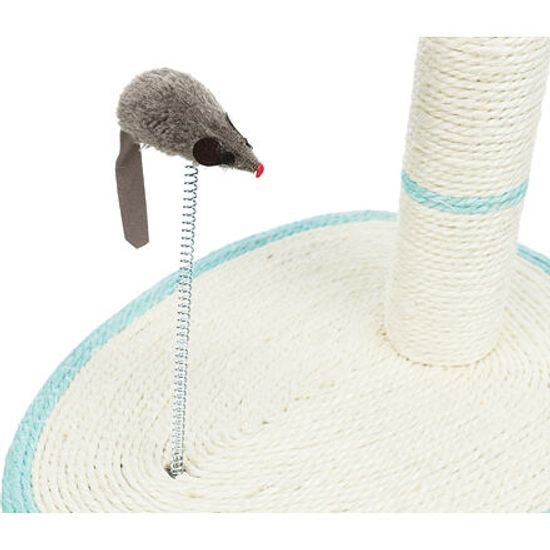 Trixie Škrábadlo válec 50cm+míč myš+pružina na podestě 40x30cm