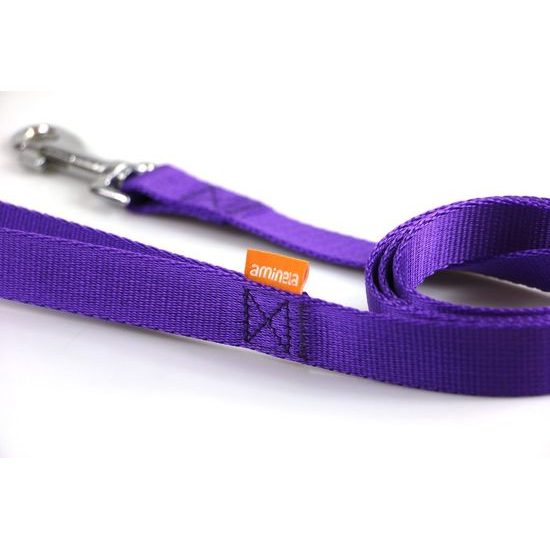 Aminela popruhové vodítko 25mm/140cm fialové