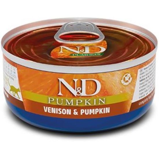N&D PUMPKIN Cat konzerva Venison & Pumpkin 70 g
