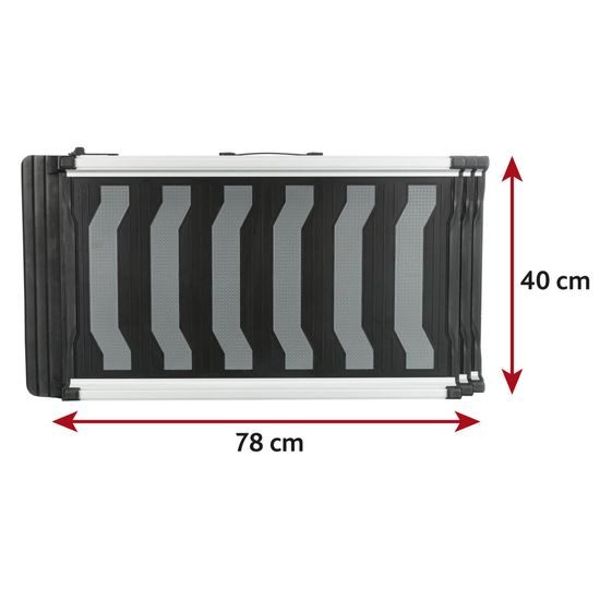 Trixie Rampa 3-dílná skládací 40x78-175cm,černá/šedá,do 90kg