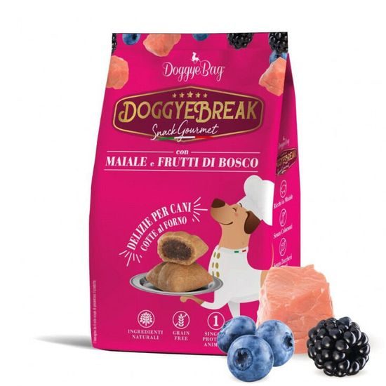 DoggyeBag DoggyeBreak s vepřovým masem a lesními plody 180 g
