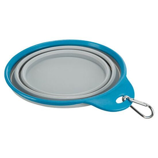 Trixie Cestovní silikonová miska s pevným okrajem