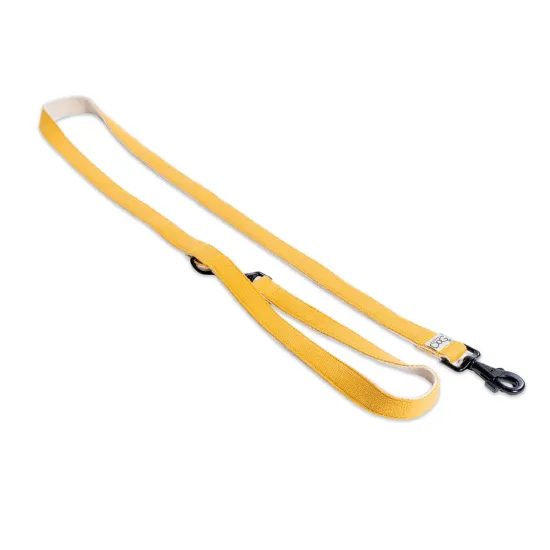 FUNKY DOG Konopné vodítko pro psa 1,7 m hořcicové