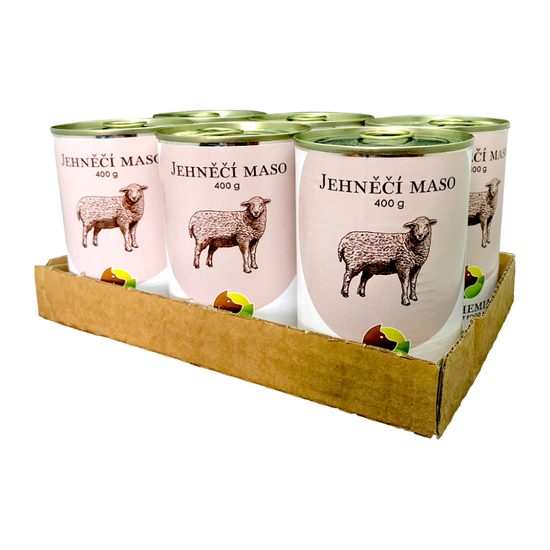 BOHEMIA 6x Jehněčí maso ve vlastní šťávě 400 g