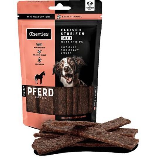 Chewies Fleischstreifen Soft Koňské maso Mini 70 g