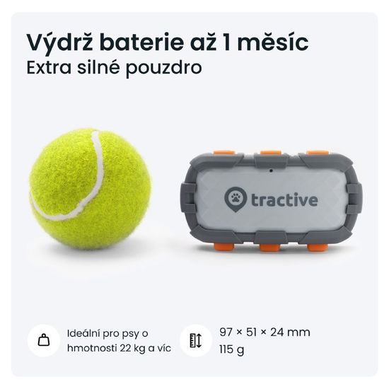 Tractive GPS DOG XL sledování polohy a aktivity pro psy