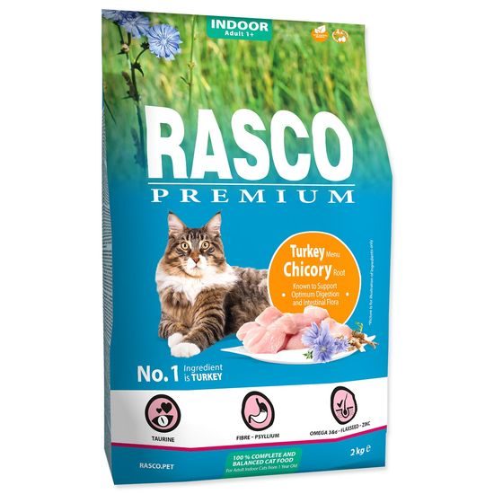 Rasco Premium Krmivo Indoor krůta s kořenem čekanky 2kg