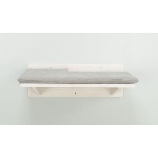 Trixie Podesta s polštářem prvek na stěnu 50x17,5x36,5cm bílá