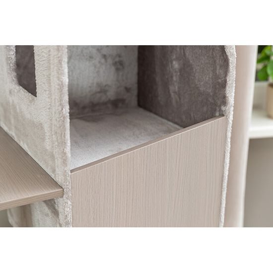 TRIXIE Škrabadlo MARINA, jeskyně, podesta, hamaka, 132 cm, šedá