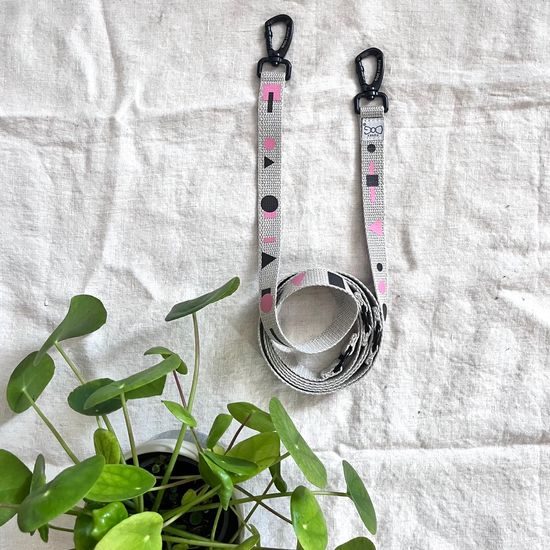 FUNKY DOG Konopné přepínací vodítko pro psa 3 m barevný vzor