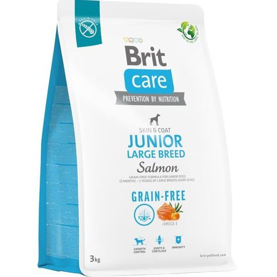 Brit Care Dog Grain-free Junior Large Breed Salmon 3 kg