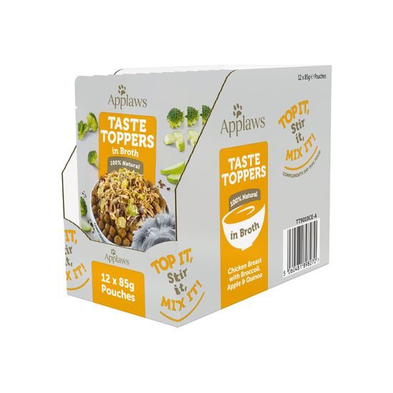 Applaws kapsička Dog Taste Toppers Broth