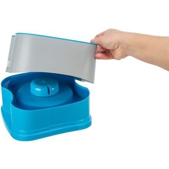 Trixie Cestovní miska STRONG 21x11x21cm tmavošedá/petrolejová