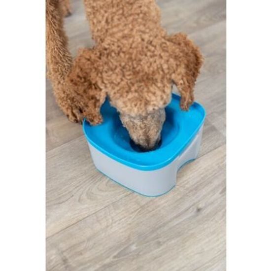 Trixie Cestovní miska STRONG 21x11x21cm tmavošedá/petrolejová