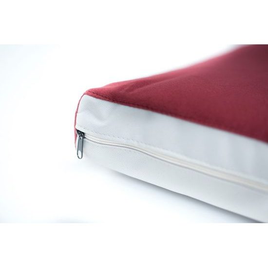 Matrace Aminela 100x70x10cm Half and Half červená/světle šedá