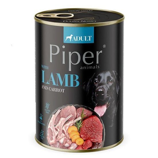 Piper NEW s jehněčím a mrkví konzerva pro psy 400 g