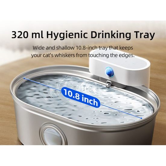 UahPet Pro nerezová fontána pro kočky