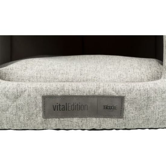 Trixie Ortopedická kukaň NOAH 45x40x43cm světlešedá