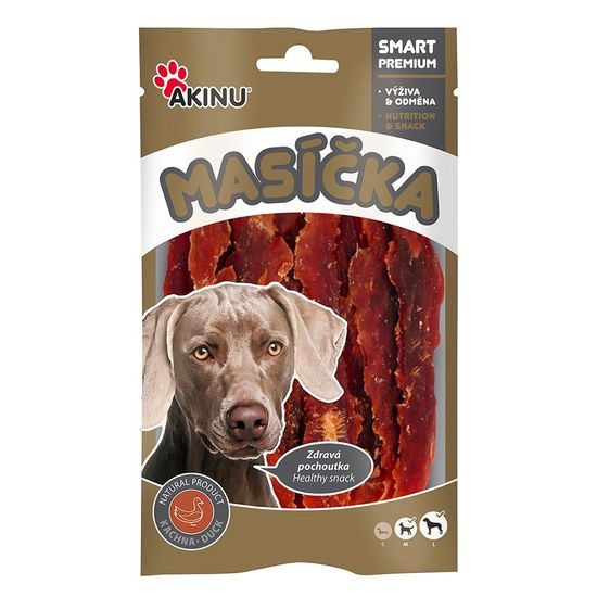 Akinu MASÍČKA Kachní prsíčka pamlsek pro psy 75 g