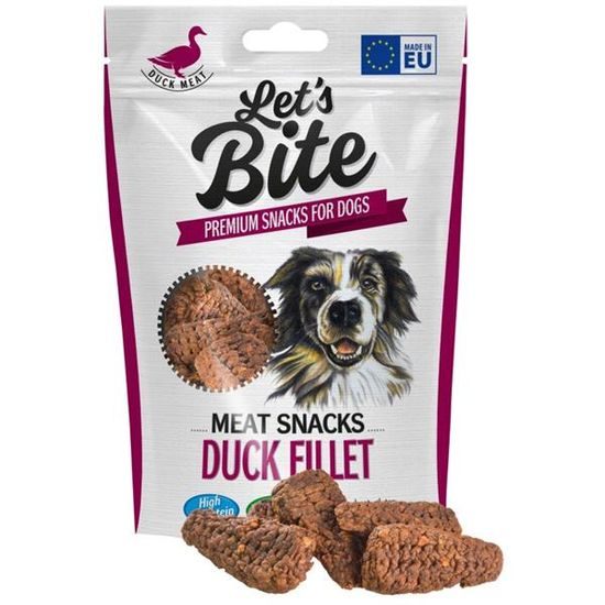 Brit Dog Let’s Bite Meat Snacks Duck Fillet 80 g