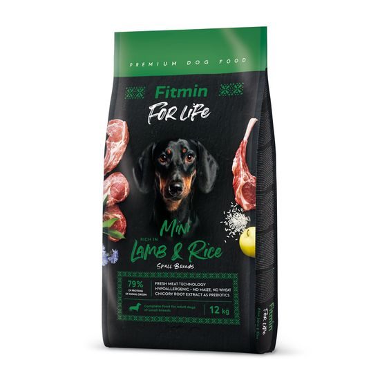 Fitmin For Life Lamb & Rice Mini krmivo pro psy 12 kg