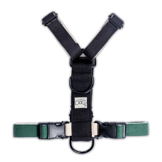 FUNKY DOG Konopný černý obojek pro psa 2,5 cm