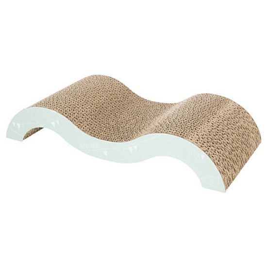 Trixie JUNIOR škrabací vlna karton 38x7x18cm světlá lila/mátová