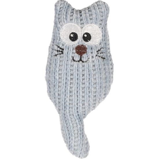 Flamingo Hračka cat plyš kočka Blaro modrá 14cm