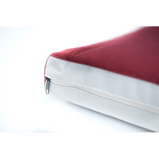 Matrace Aminela 120x80x10cm Half and Half červená/světle šedá