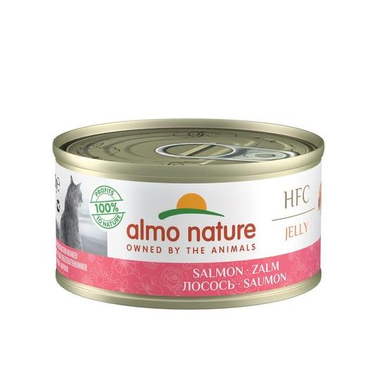 Almo Nature HFC Jelly Losos 70g výhodné balení 24ks