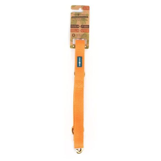 Farm Company ekologicky šetrné vodítko pro psy ze sojových vláken S/M 2cm/120cm oranžová