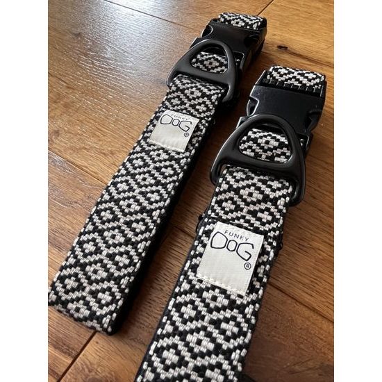 FUNKY DOG Široký psí obojek 4 cm – ekologický, pevný a stylový