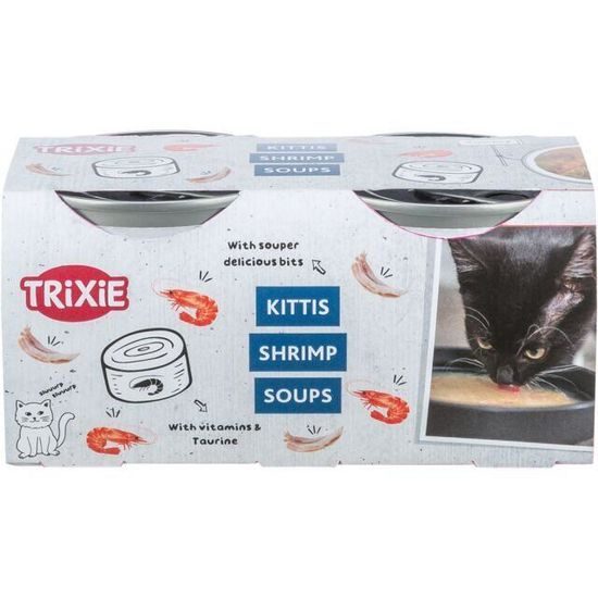 Trixie Shrimp Soup krevety & kuře tekutý pamlsek pro kočky (BAL 4 x 80 g)