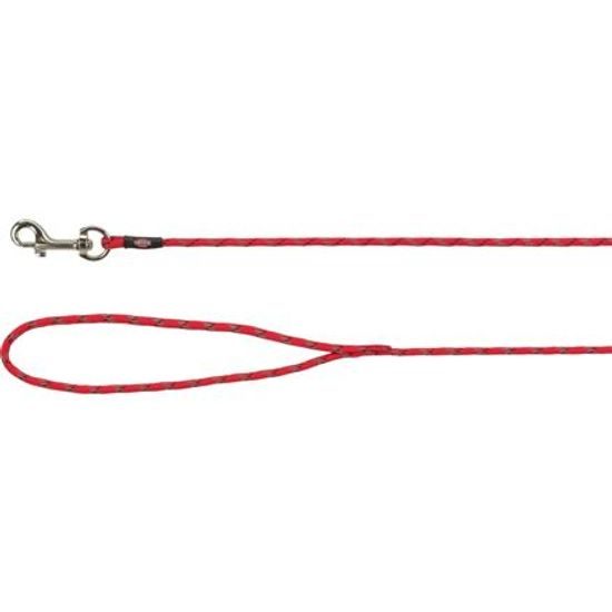 Trixie JUNIOR stopovací vodítko pro štěňata XXS-XS 4m/ø4mm červená